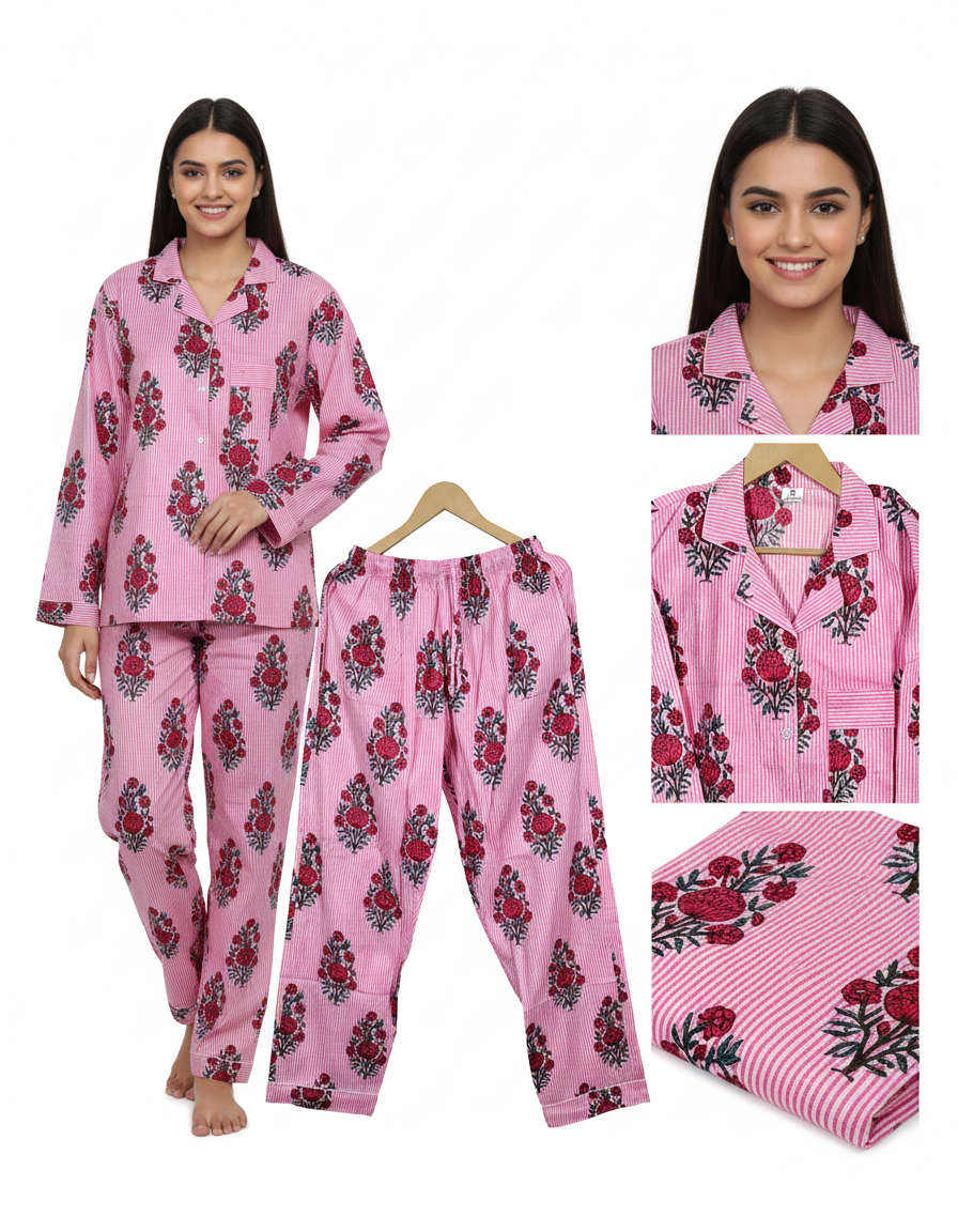 Blush Bloom Sleep Set