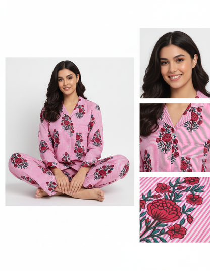 Blush Bloom Sleep Set