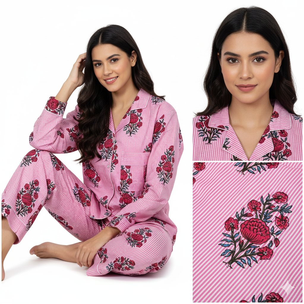 Blush Bloom Sleep Set