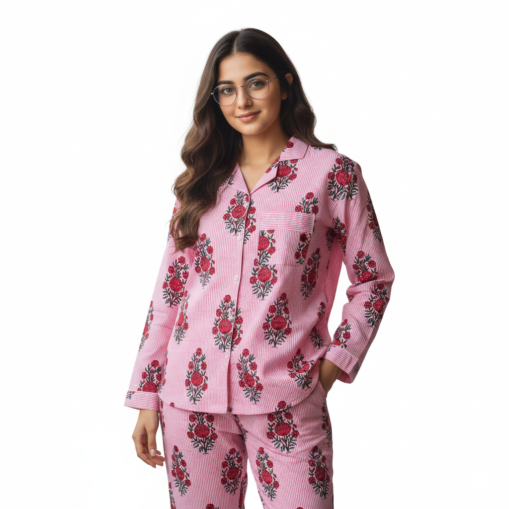 Blush Bloom Sleep Set