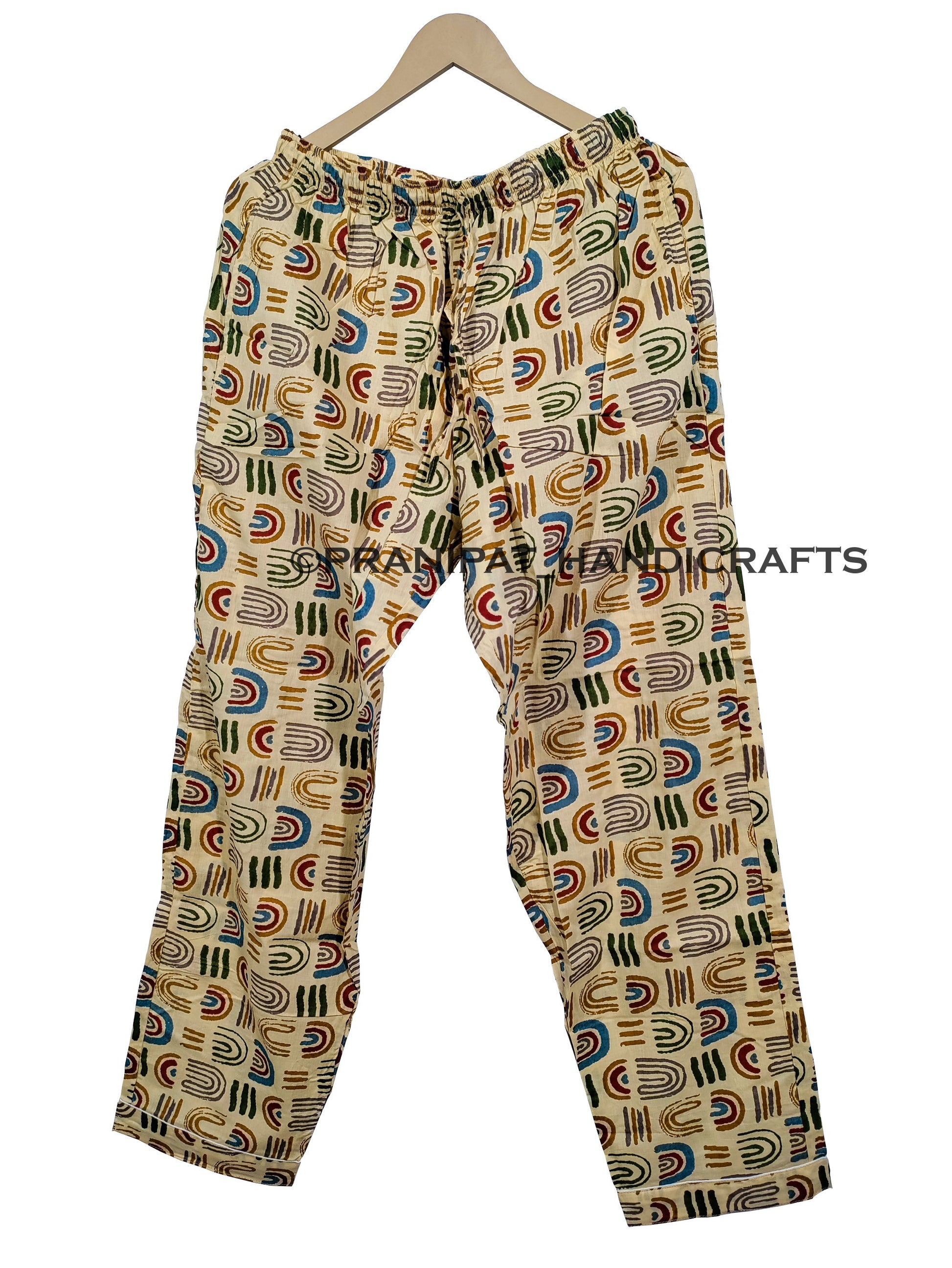 Women Floral Stripe Summer Sleepwear Gypsy Cotton Gray Night wear Top-Pajama set - Handicraft Trend