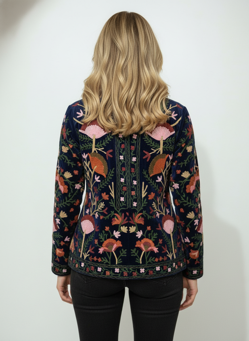 Azure Suzani Jacket