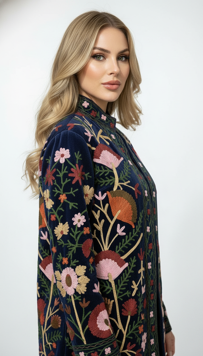 Azure Suzani Jacket