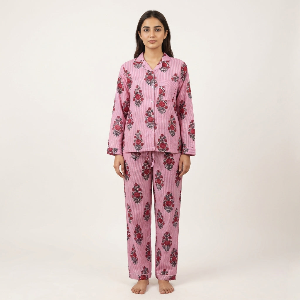 Blush Bloom Sleep Set